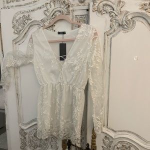 Lacey top that ties in the front